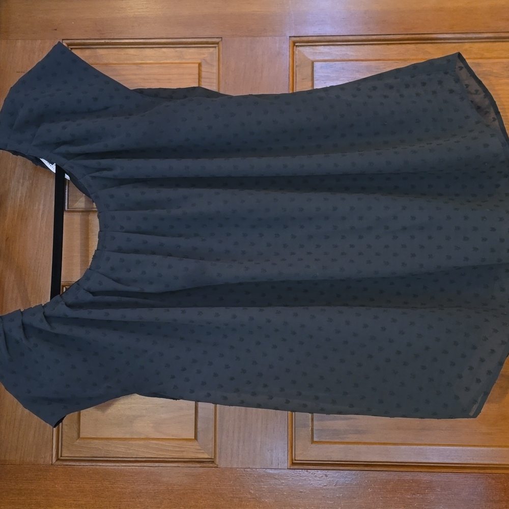 Lauren Conrad Dark Gray Blouse